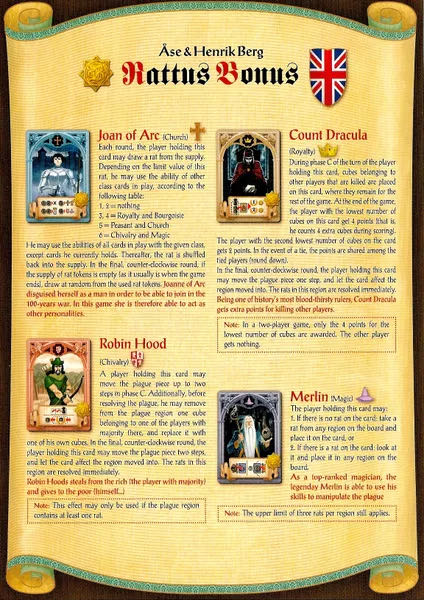 Rattus: Bonus - Spiel 2010  (2-6) board game collectible - Main Image 2