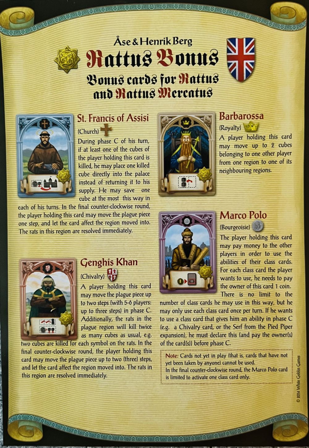 Rattus: Bonus 2014  (2-4) board game collectible - Main Image 2