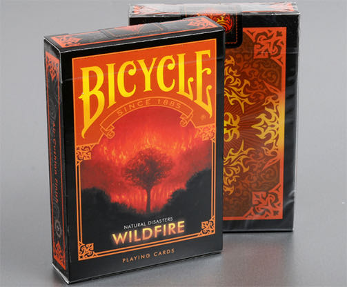 Bicycle Natural Disasters Wildfire Playing Cards  board game collectible [Barcode 616174140376] - Main Image 2