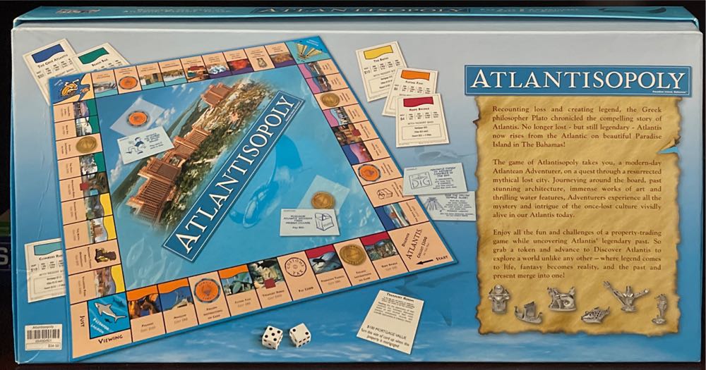 Atlantisopoly: Paradise Island, Bahamas  (2-6) board game collectible - Main Image 2