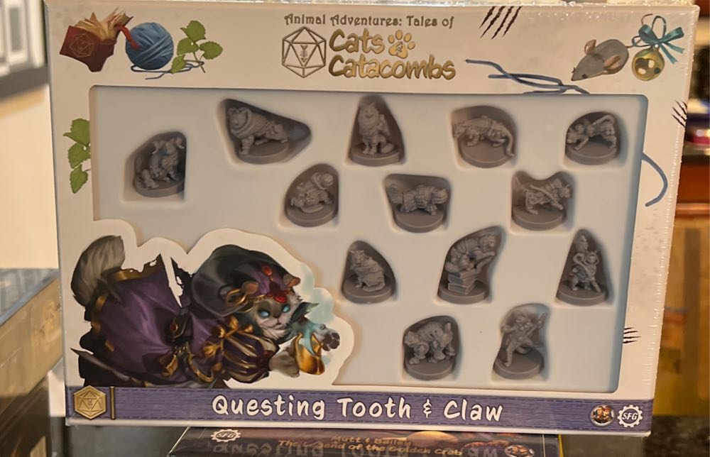 Animal Adventures: Tales Of Cats & Catacombs - Questing Tooth & Claw  board game collectible [Barcode 5060453694572] - Main Image 1