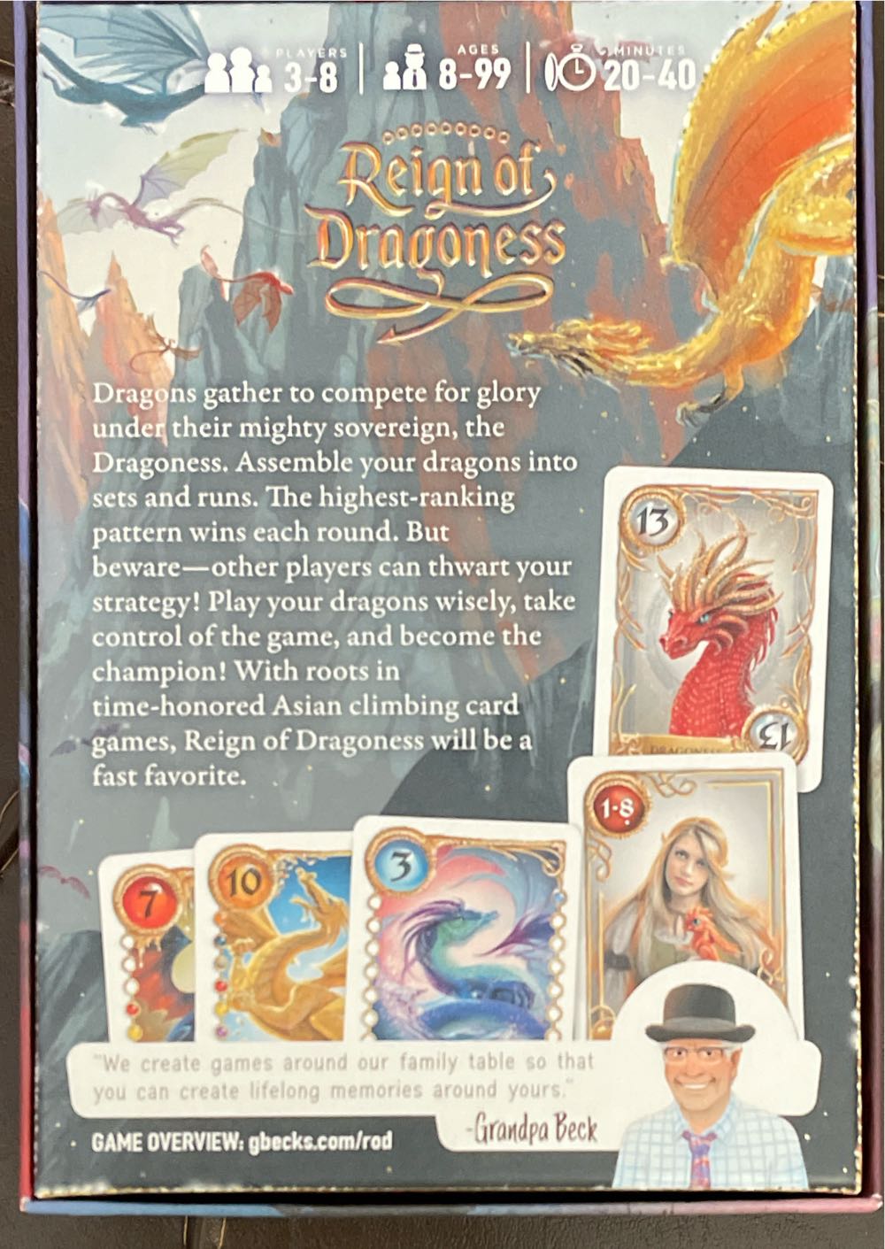 Reign Of Dragoness  (3-8) board game collectible [Barcode 644216386444] - Main Image 2