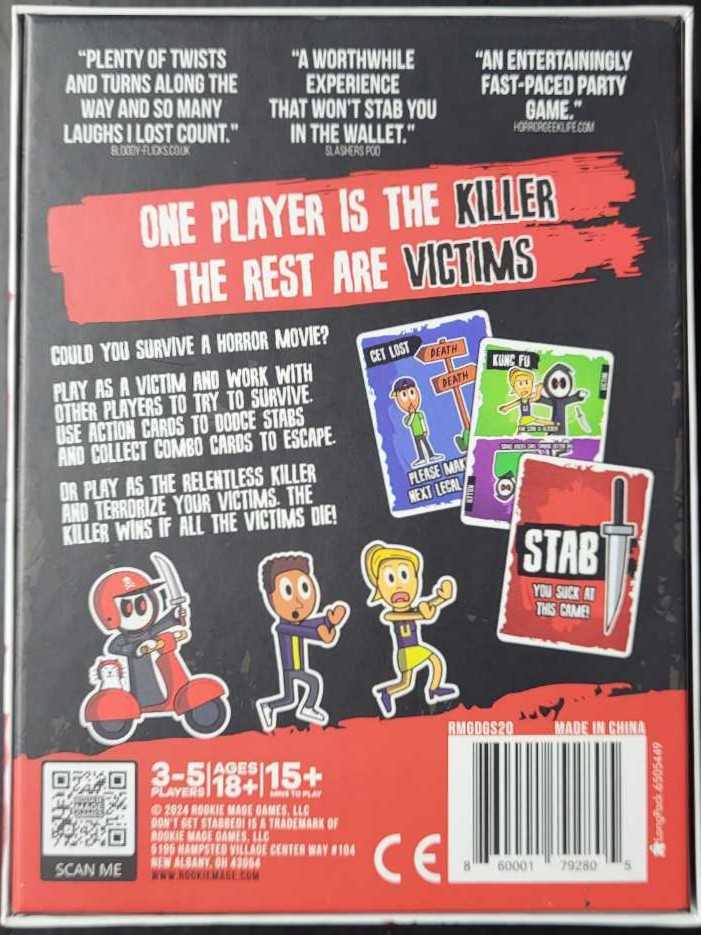 Don’t Get Stabbed!  (3-5) board game collectible [Barcode 860001792805] - Main Image 2