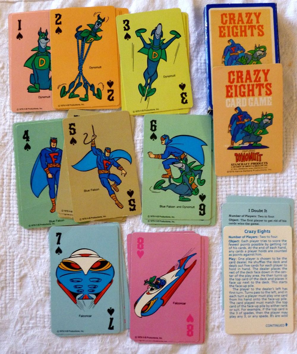 Dynomutt Crazy Eights Card Game  board game collectible [Barcode 041187083264] - Main Image 2