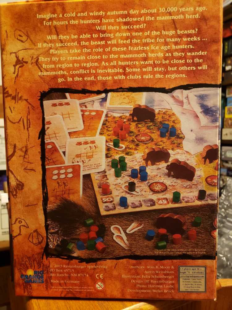 Mammoth Hunters  (3-5) board game collectible [Barcode 655132002202] - Main Image 2