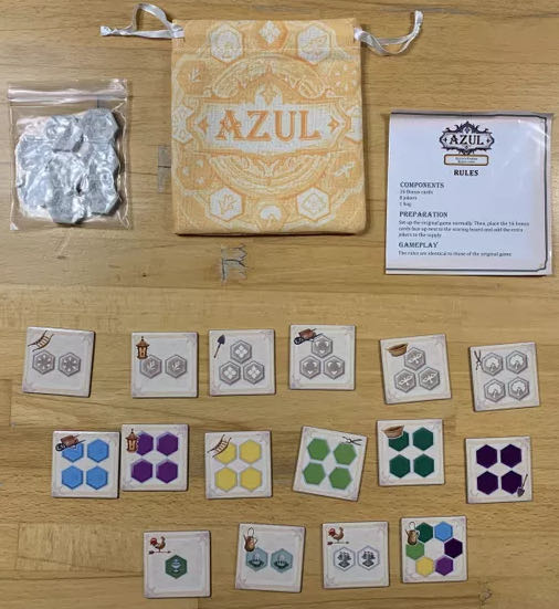 Azul: Queen’s Garden - Bonus Tiles  board game collectible - Main Image 4
