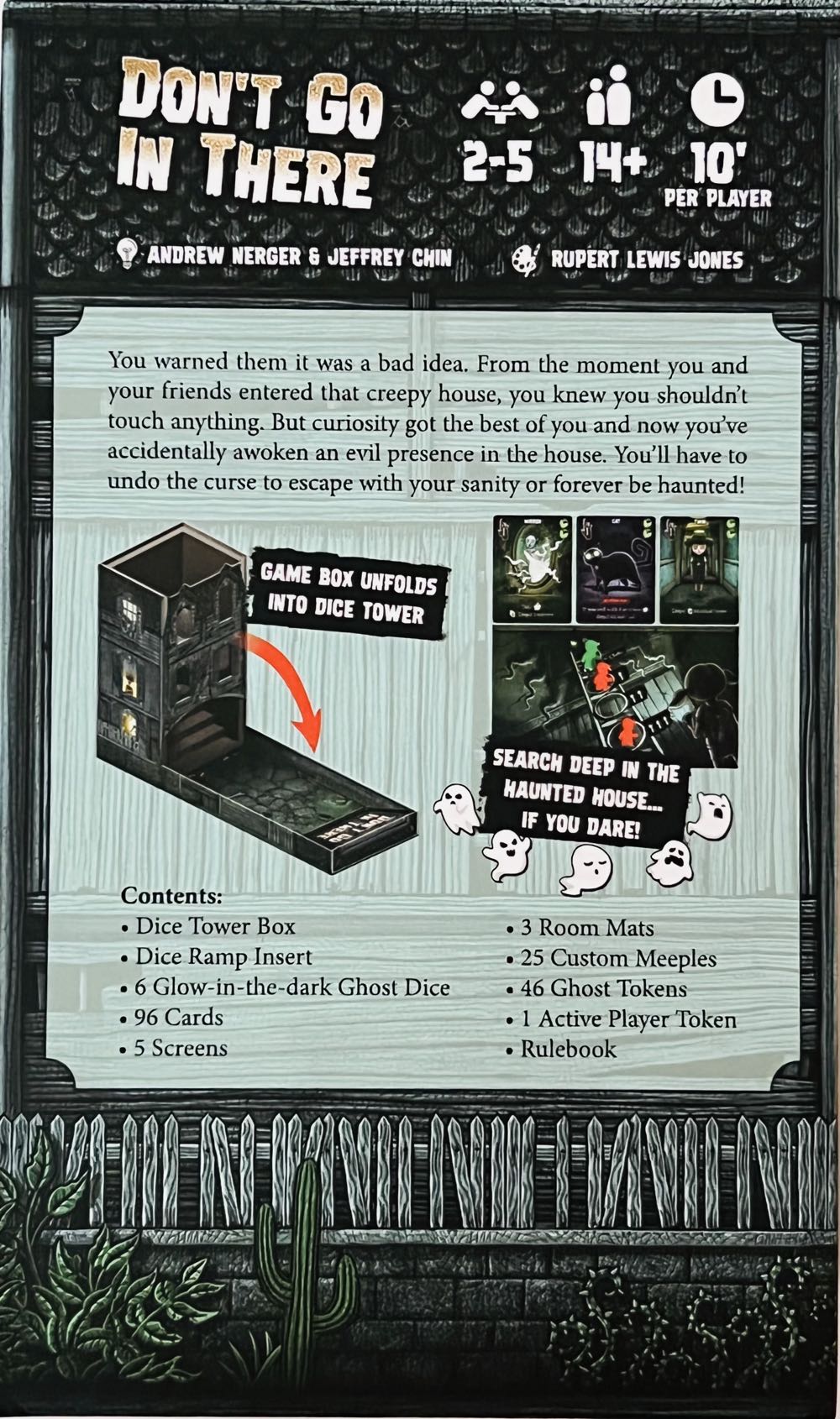 Don’t Go In There (Limited Edition)  (2-5) board game collectible [Barcode 850030414038] - Main Image 2