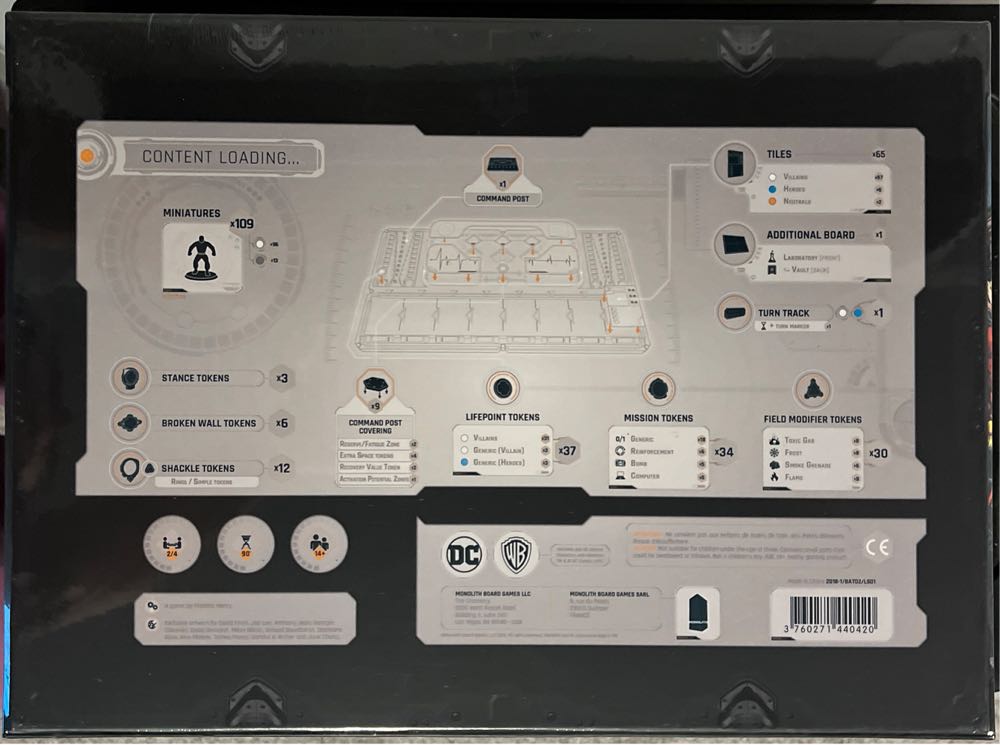 Batman: Gotham City Chronicles - Villains Box  board game collectible [Barcode 3760271440420] - Main Image 2