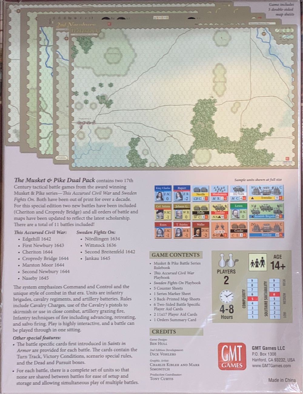 Musket & Pike Dual Pack: 11 Battles from the Thirty Years War and the First English Civil War  (2) board game collectible [Barcode 817054012398] - Main Image 2