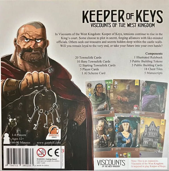 Viscounts of the West Kingdom: Keeper of the Keys  (1-4) board game collectible [Barcode 794712385233] - Main Image 2