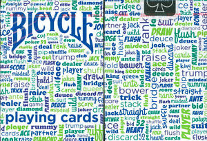 Bicycle Table Talk Playing Cards Blue  board game collectible [Barcode 073854020913] - Main Image 2