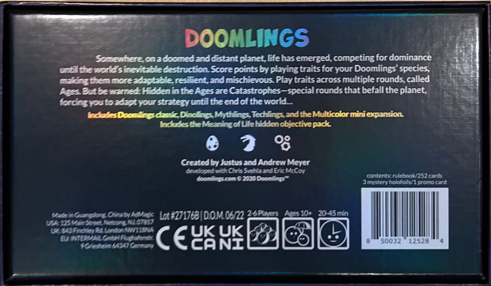 Doomlings Deluxe  (2-6) board game collectible [Barcode 850032125284] - Main Image 2
