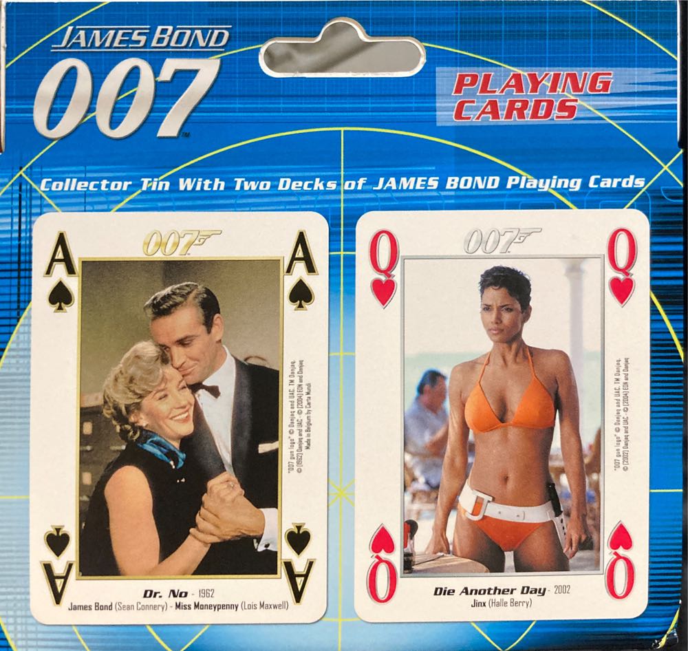 James Bond 007 40th Anniversary Tin Playing Cards 2 Decks  board game collectible [Barcode 757951133300] - Main Image 2