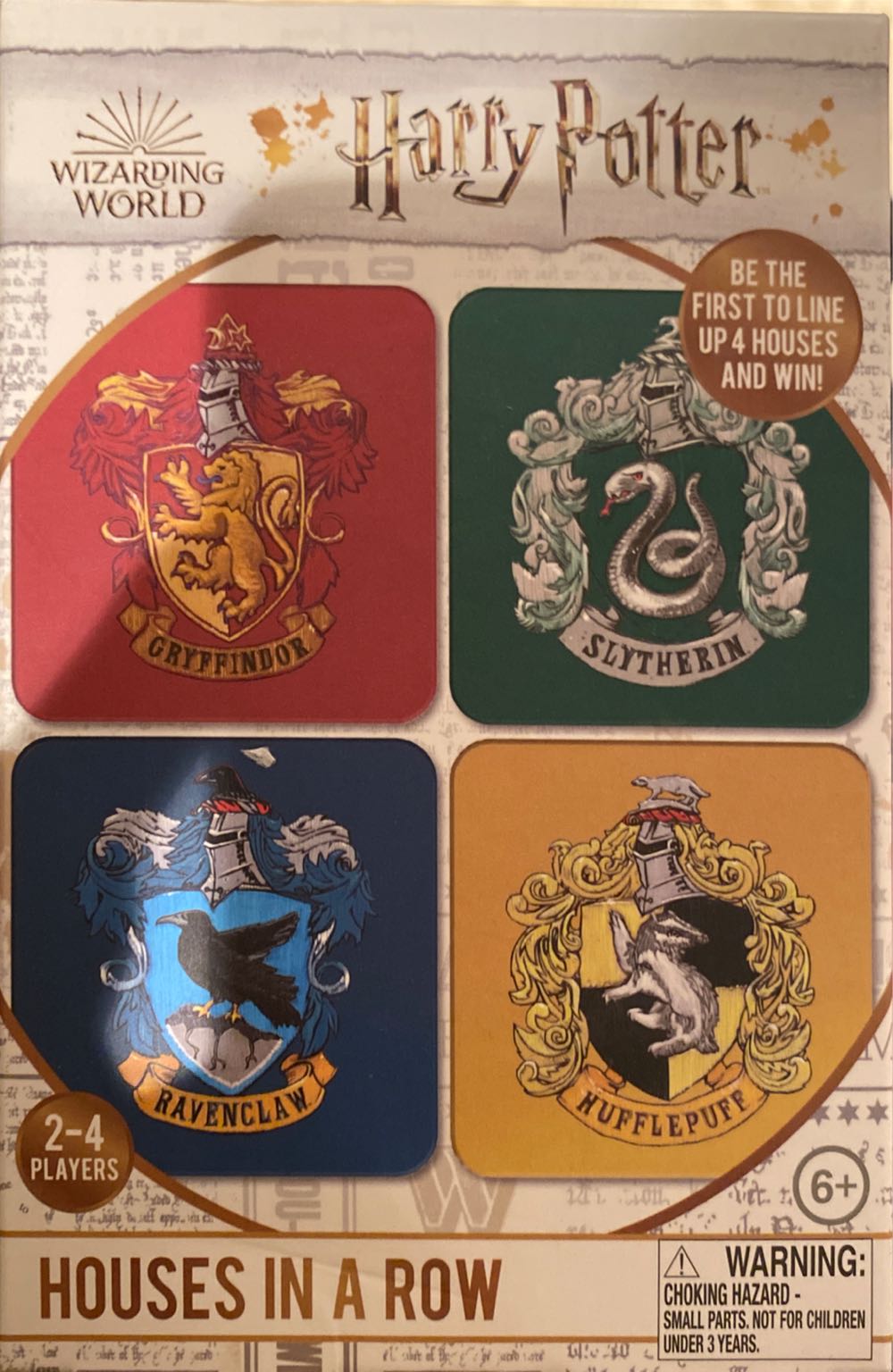 Harry Potter Houses In A Row  (2-4) board game collectible - Main Image 1