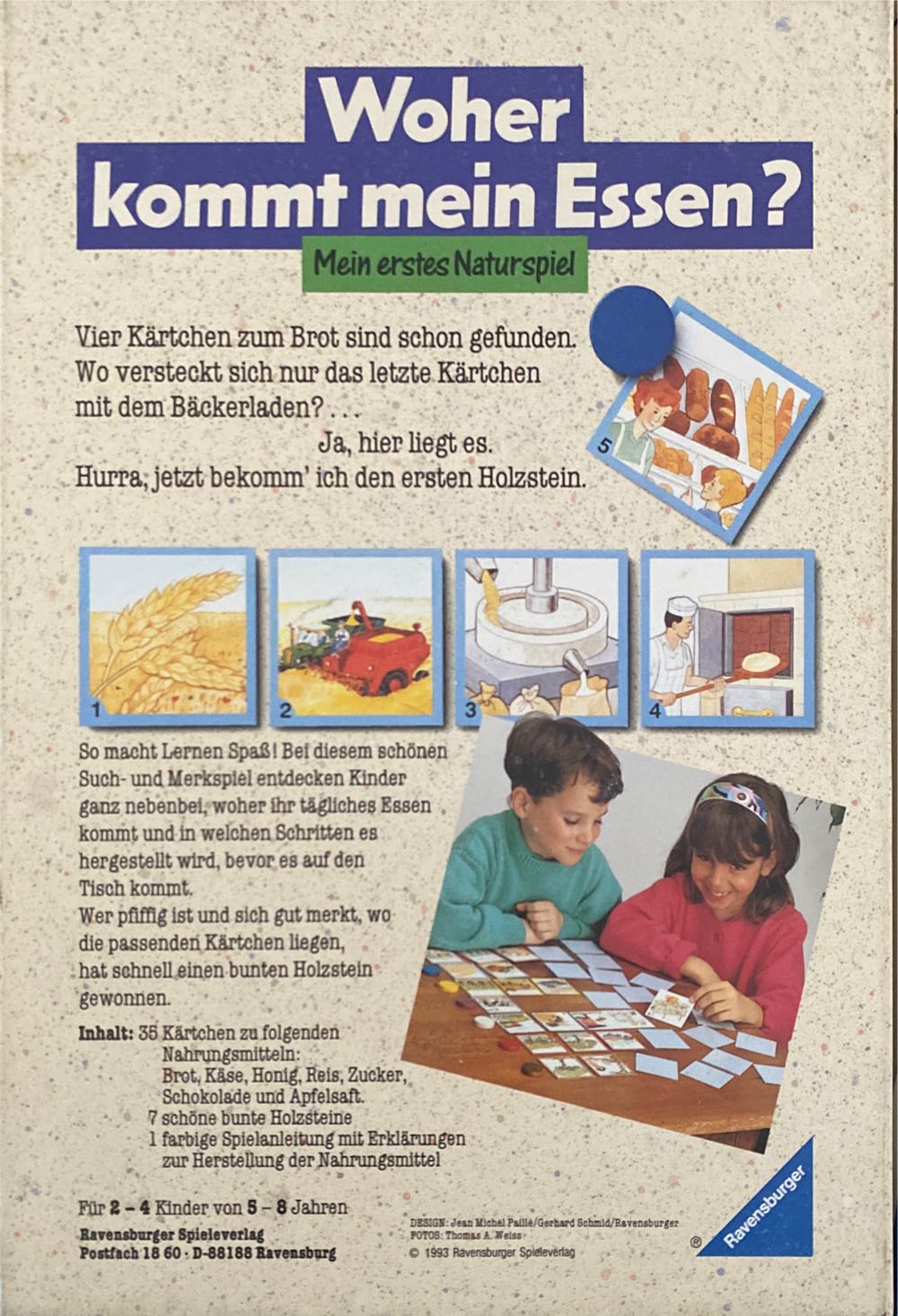 Woher Kommt Mein Essen?  (2-4) board game collectible [Barcode 4005556241491] - Main Image 2