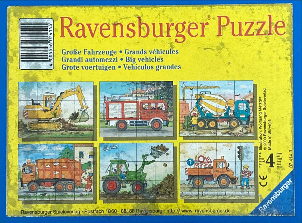 Puzzle Fahrzeug 3x4  board game collectible [Barcode 4005556074143] - Main Image 2