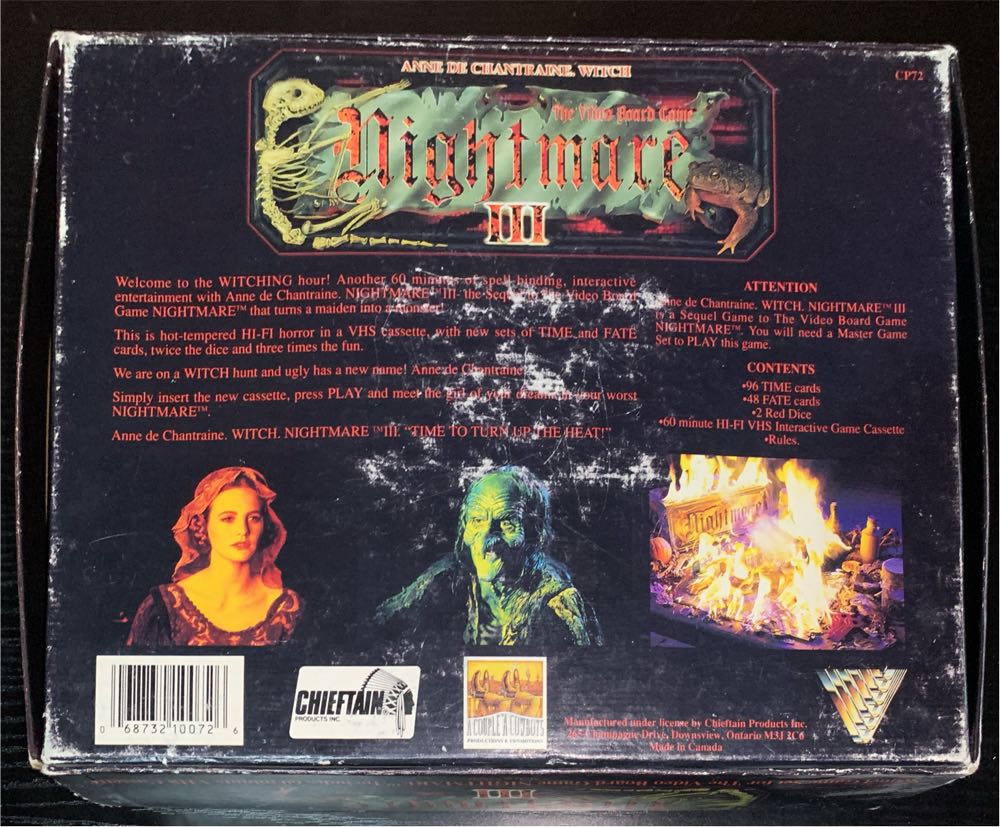 Nightmare III  (3-6) board game collectible [Barcode 068732100726] - Main Image 2
