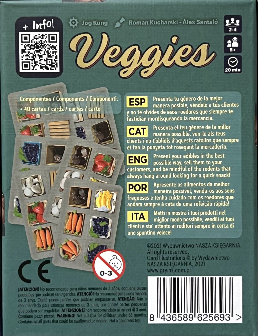 Veggies  (2-4) board game collectible [Barcode 8436589625693] - Main Image 2
