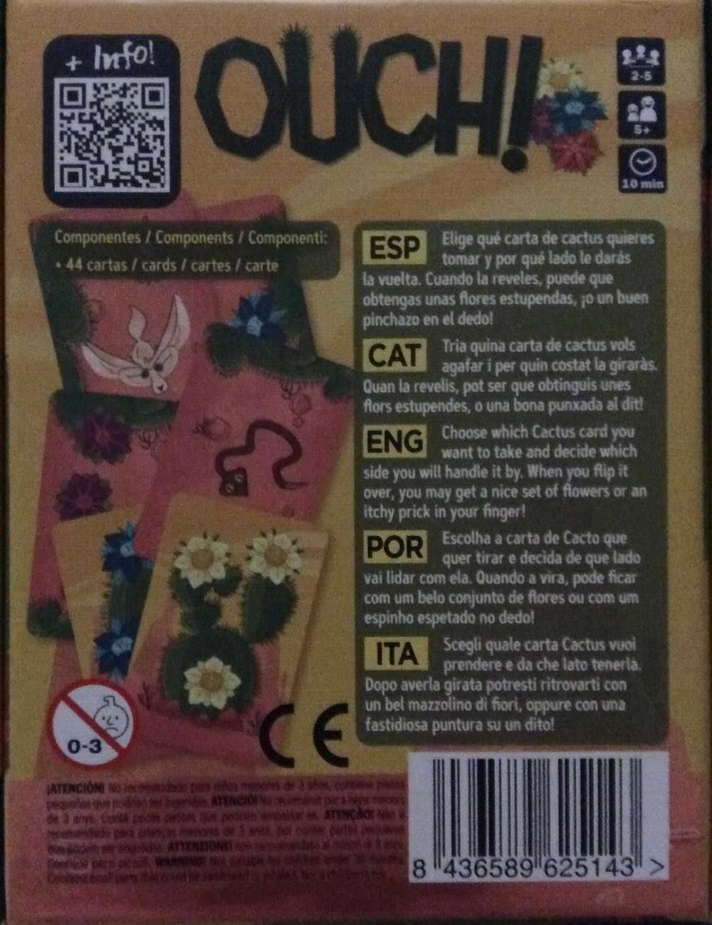 Ouch!  (2-5) board game collectible [Barcode 8436589625143] - Main Image 2