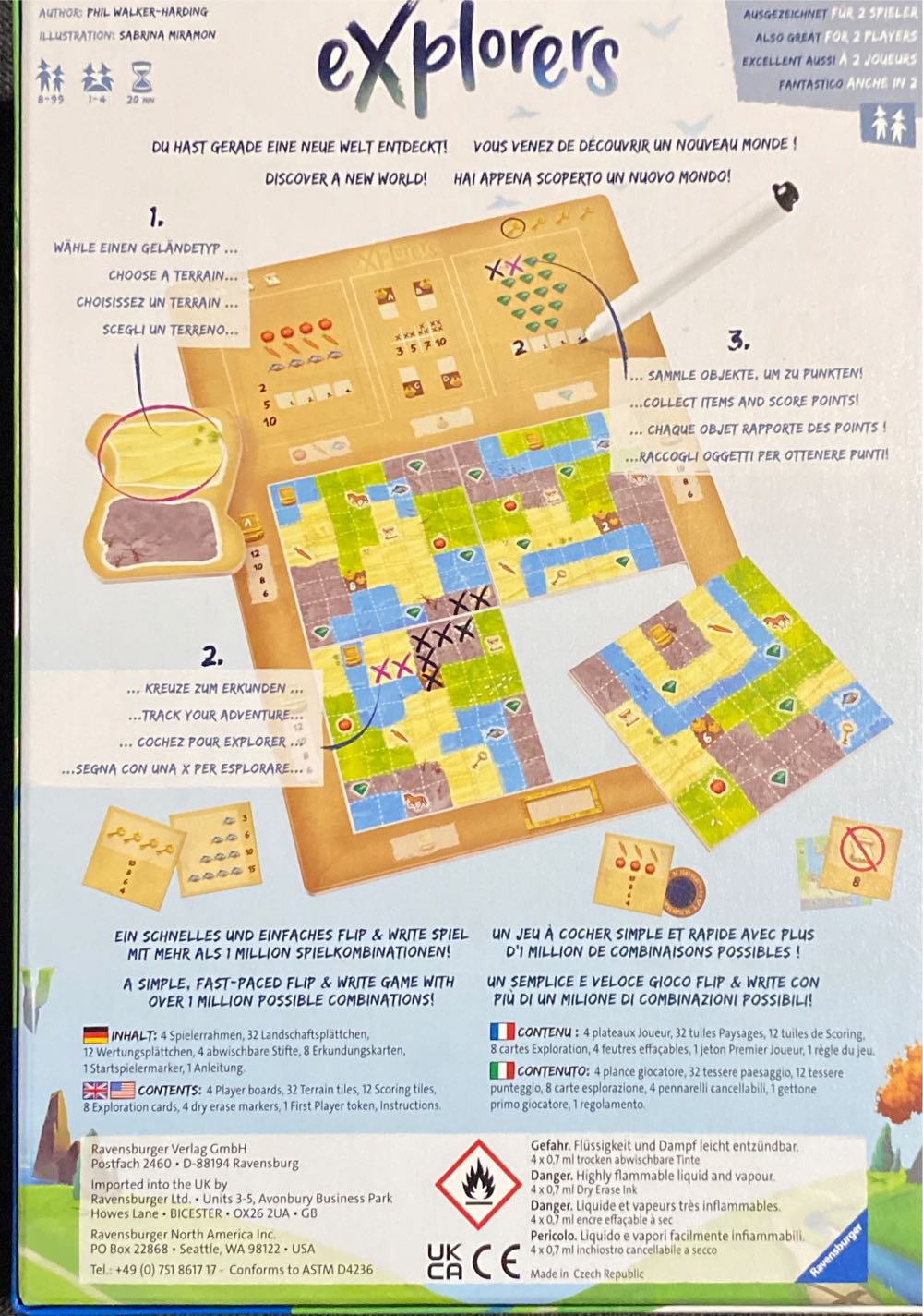 Explorers  (1-4) board game collectible [Barcode 4005556269822] - Main Image 2