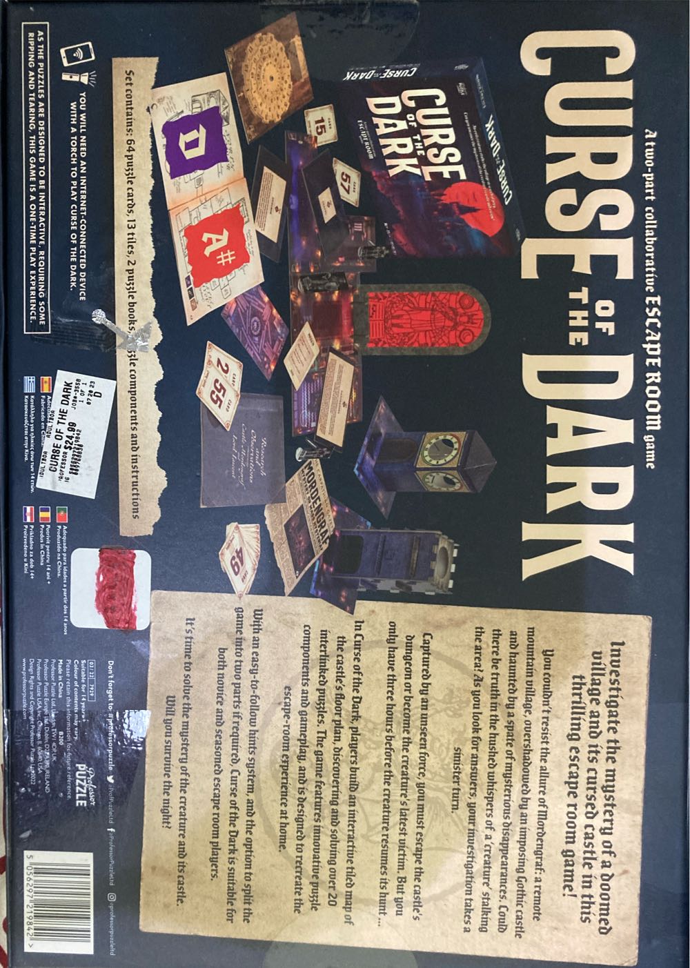 Escape: Curse Of The Dark  (1-6) board game collectible [Barcode 5056297219842] - Main Image 2