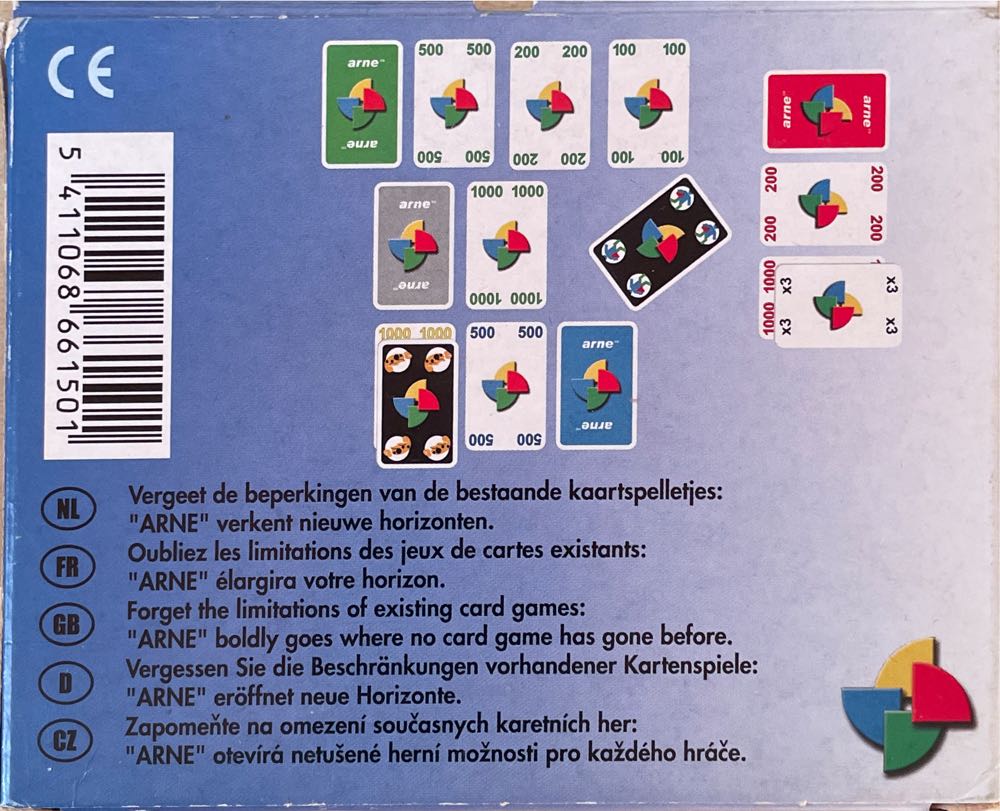 Arne Classic Nerdcandy  (2-4) board game collectible [Barcode 5411068661501] - Main Image 2