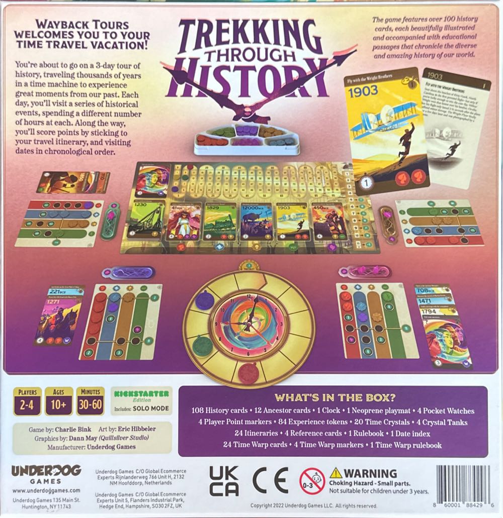 Trekking Through History  (1-4) board game collectible [Barcode 860001884296] - Main Image 2