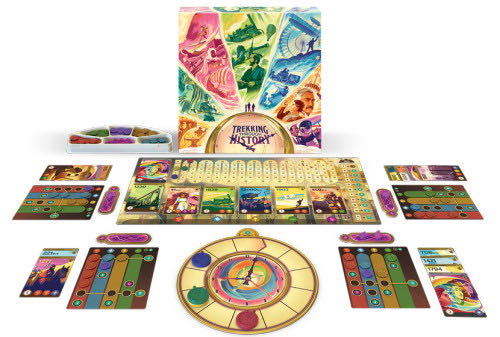 Trekking Through History  (1-4) board game collectible [Barcode 860001884296] - Main Image 3