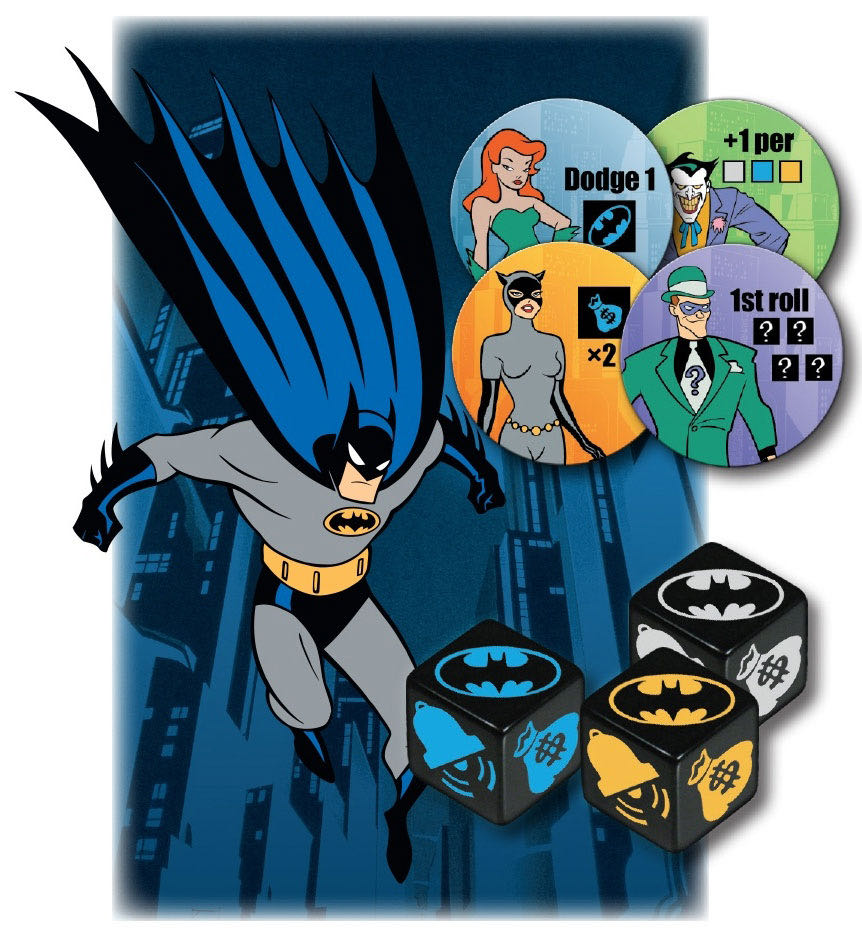 Batman Dice Game  (2-4) board game collectible - Main Image 4