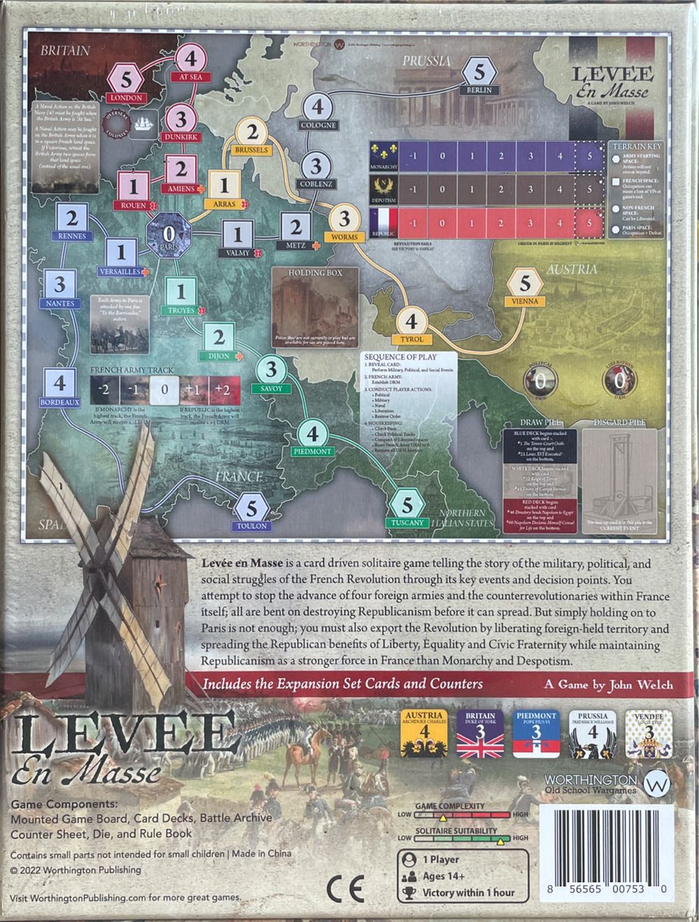 Levee en masse  (1) board game collectible [Barcode 856565007530] - Main Image 2