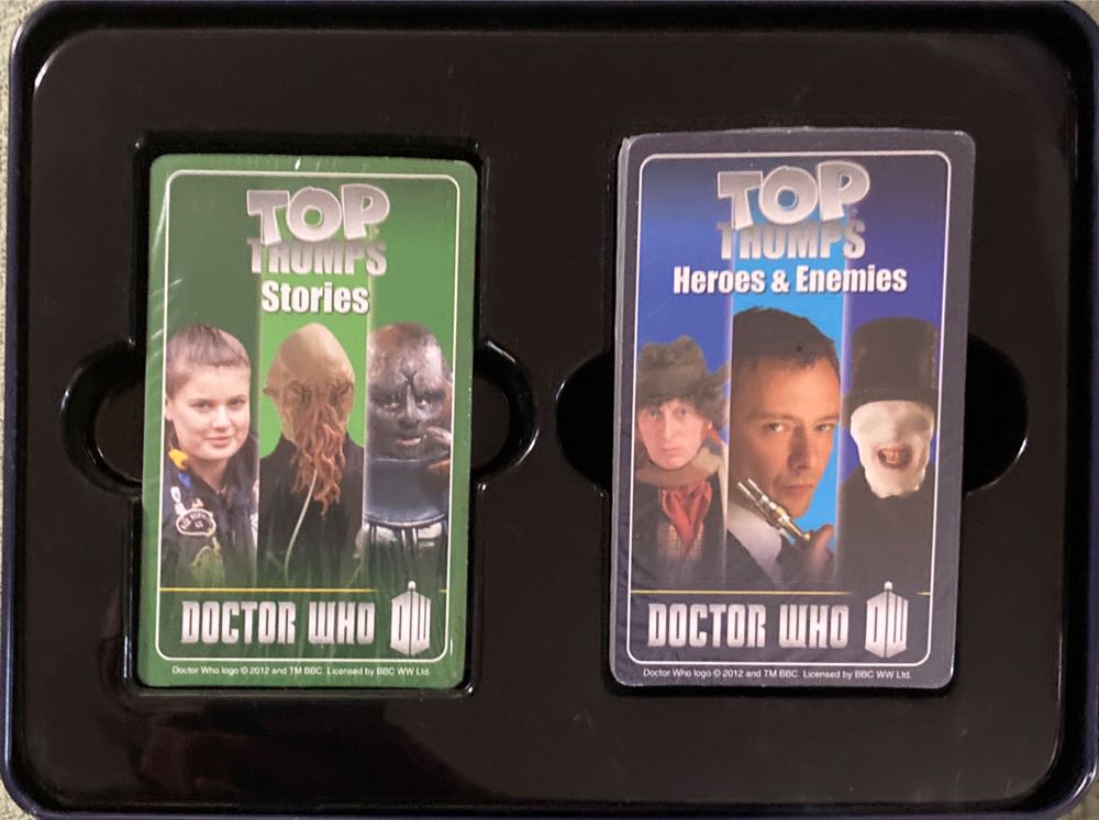 Doctor Who Top Trumps Tardis Tin  board game collectible [Barcode 885996001572] - Main Image 2