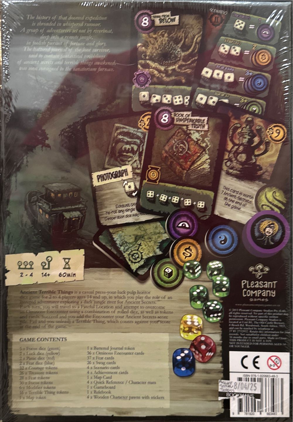 Ancient Terrible Things 2nd Ed  (2-4) board game collectible [Barcode 9781920663483] - Main Image 2