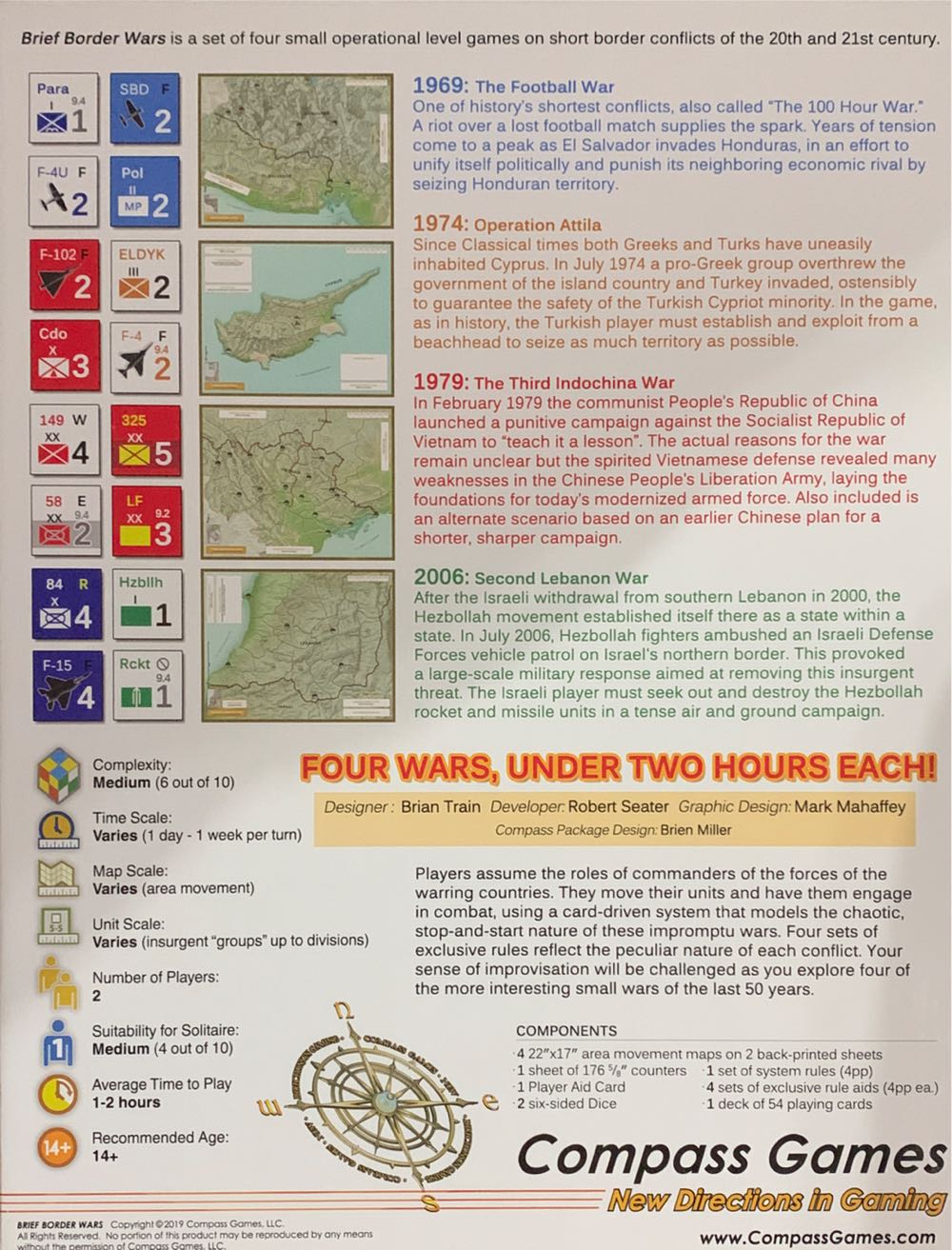 Brief Border Wars  (2) board game collectible - Main Image 2