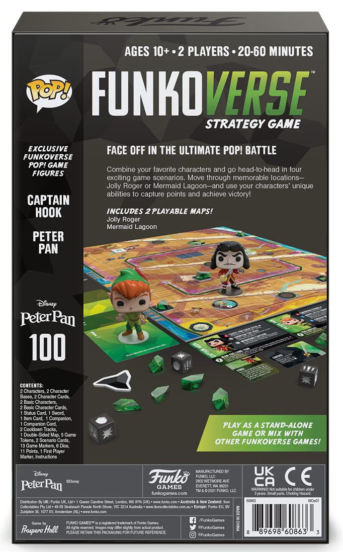 Funkoverse: Peter Pan 100 2-pack Chase  (2) board game collectible [Barcode 889698608633] - Main Image 4