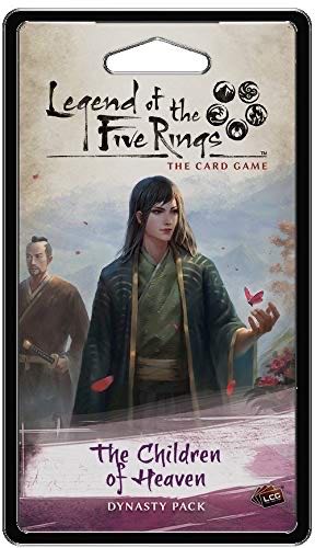 Fantasy Flight Games Legend Of The Five Rings: The Card Game The Children Of Heaven Dynasty Pack | Strategy Game For Adults And Teens | Ages 14 | 2 Players | Avg. Playtime 45-90 Minutes | Made  board game collectible [Barcode 841333108946] - Main Image 1