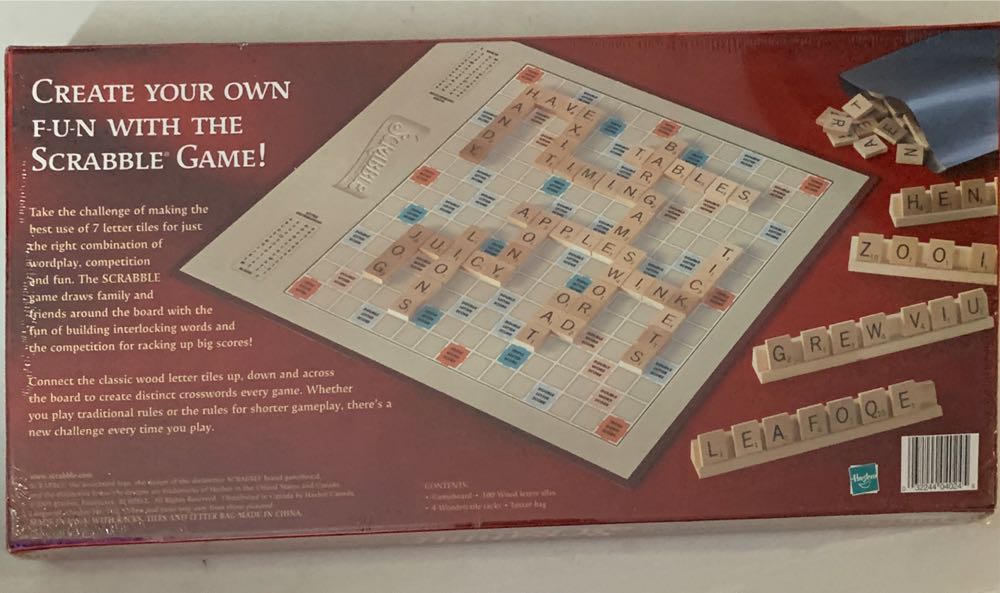 Scrabble  (4) board game collectible [Barcode 032244040245] - Main Image 2