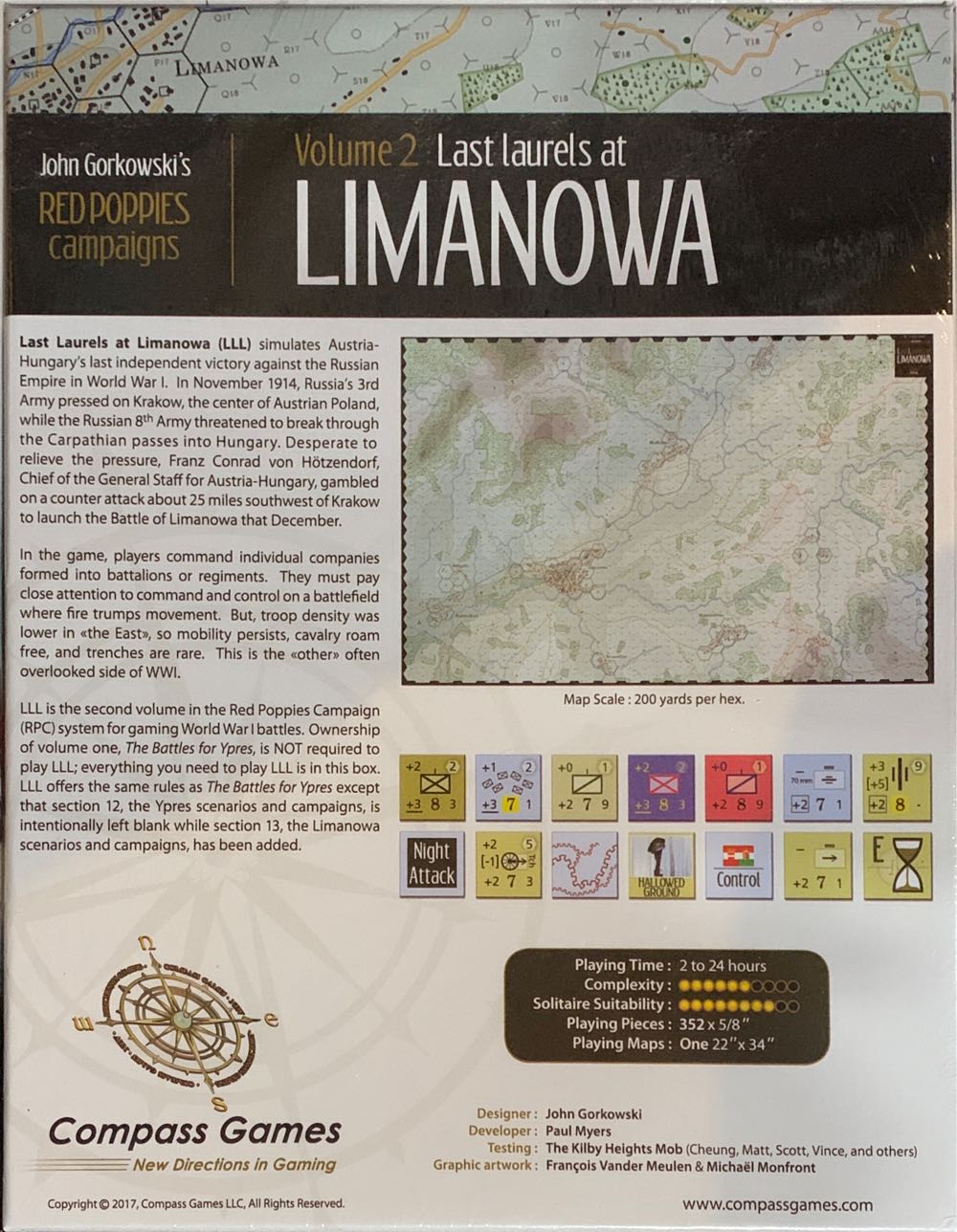 Red Poppies Campaigns Vol 2 - Last Laurels at Limanowa  (1-2) board game collectible - Main Image 2