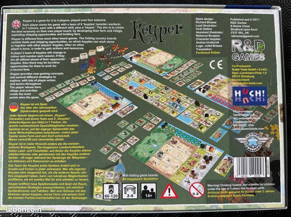 Keyper At Sea  board game collectible [Barcode 5060156400296] - Main Image 2