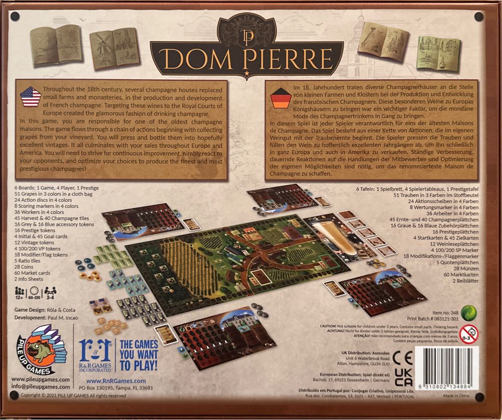 Dom Pierre  (2-4) board game collectible [Barcode 6310802134884] - Main Image 2