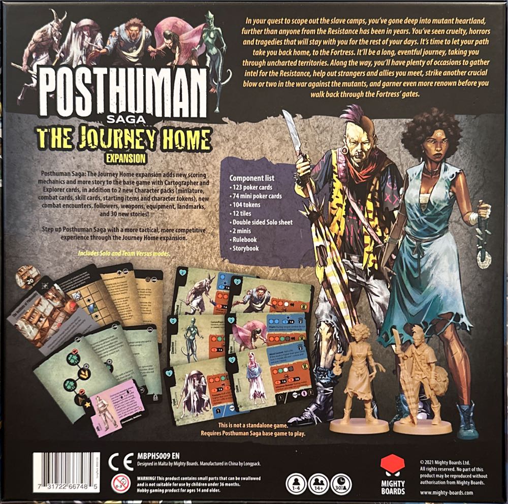 Posthuman Saga: The Journey Home  board game collectible [Barcode 731722667485] - Main Image 2