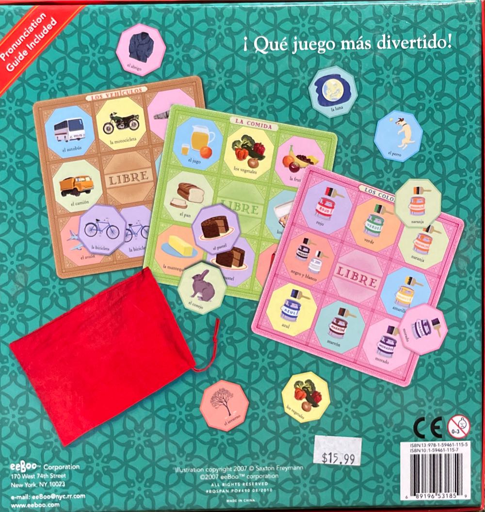 Spanish Bingo  board game collectible [Barcode 689196531859] - Main Image 2