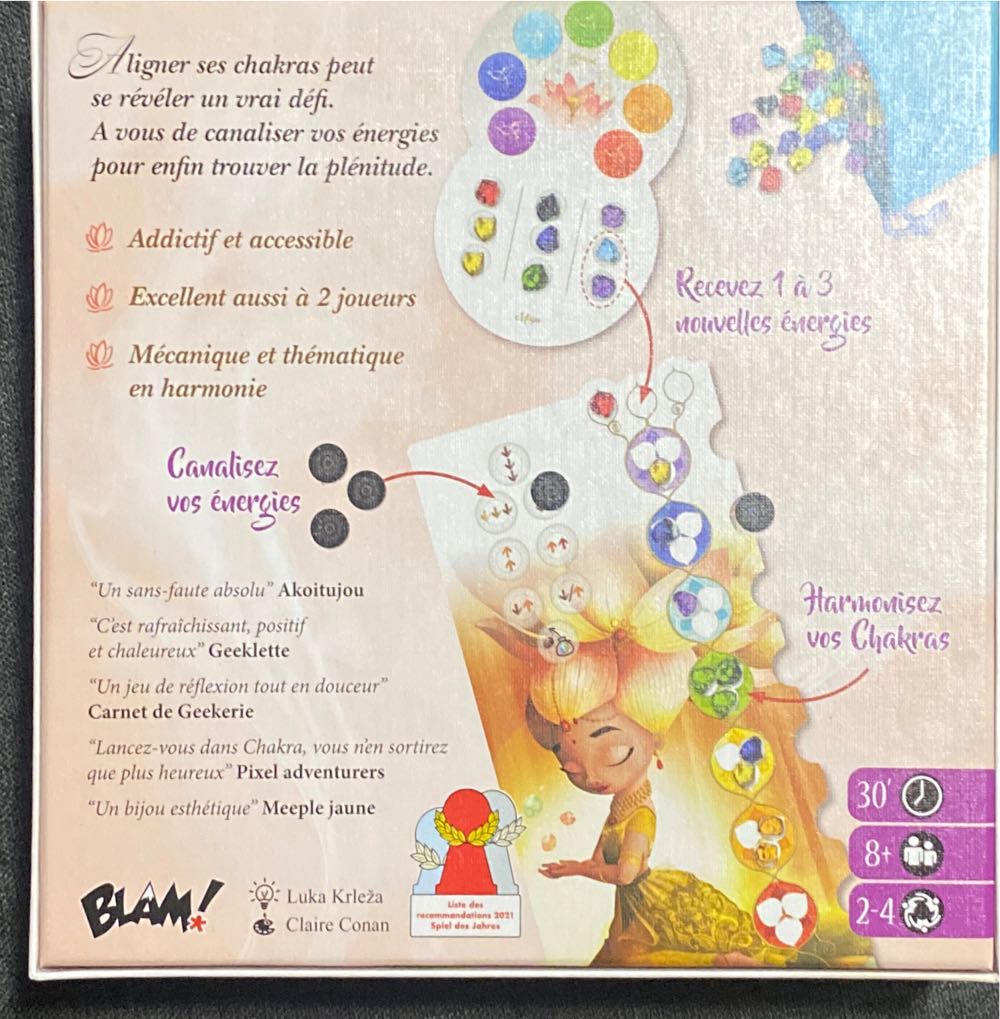 Chakra  (2-4) board game collectible [Barcode 3770005767136] - Main Image 2