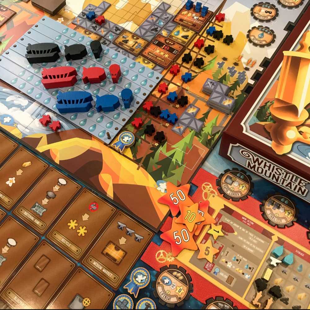 Whistle Mountain  (2-4) board game collectible [Barcode 810024460113] - Main Image 4