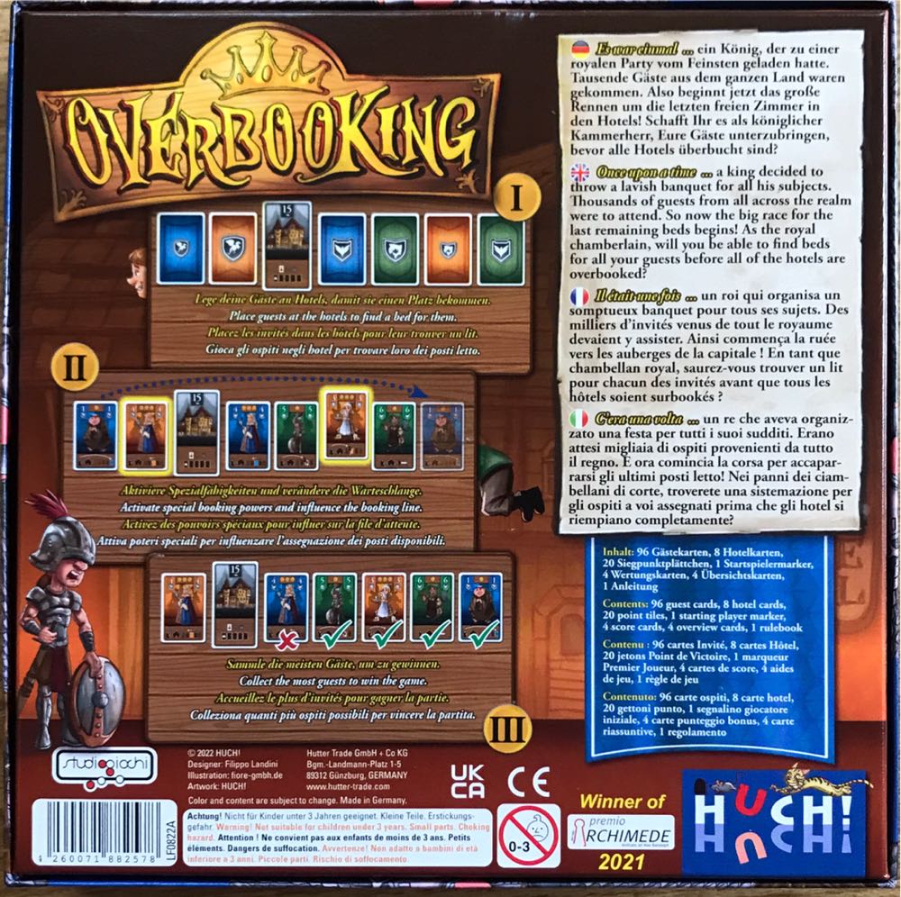 Overbooking  (2-4) board game collectible [Barcode 4260071882578] - Main Image 2