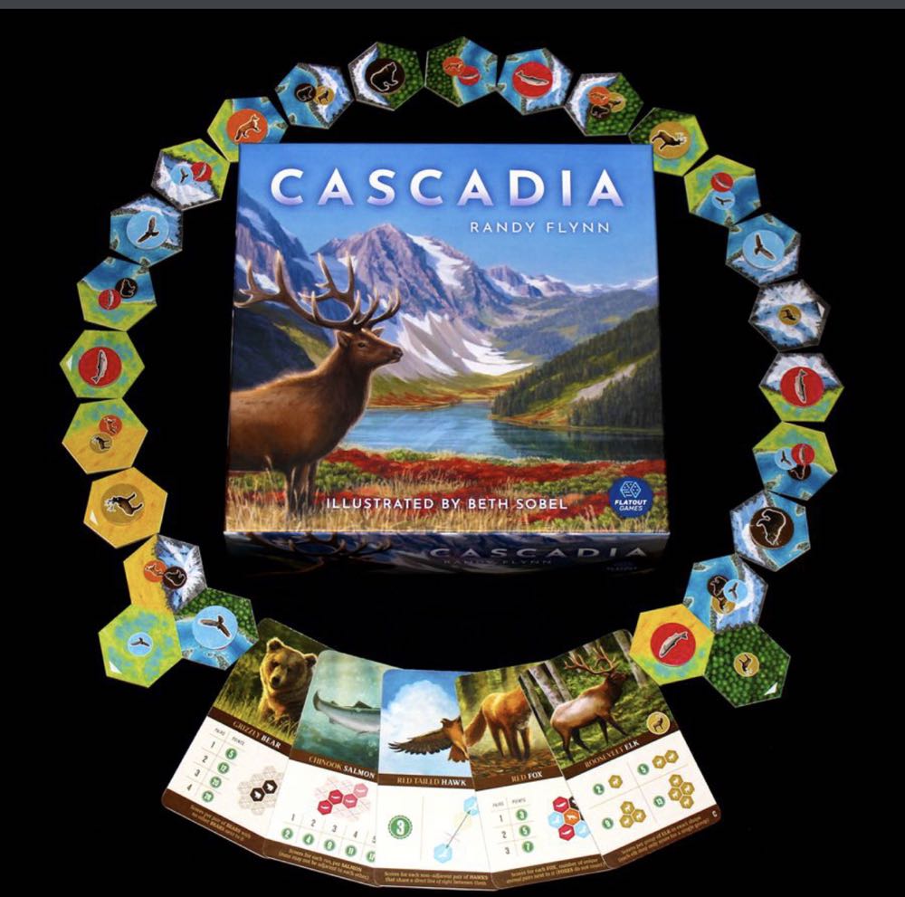 Cascadia Im Herzen der Natur  (1-4) board game collectible [Barcode 4002051682590] - Main Image 3