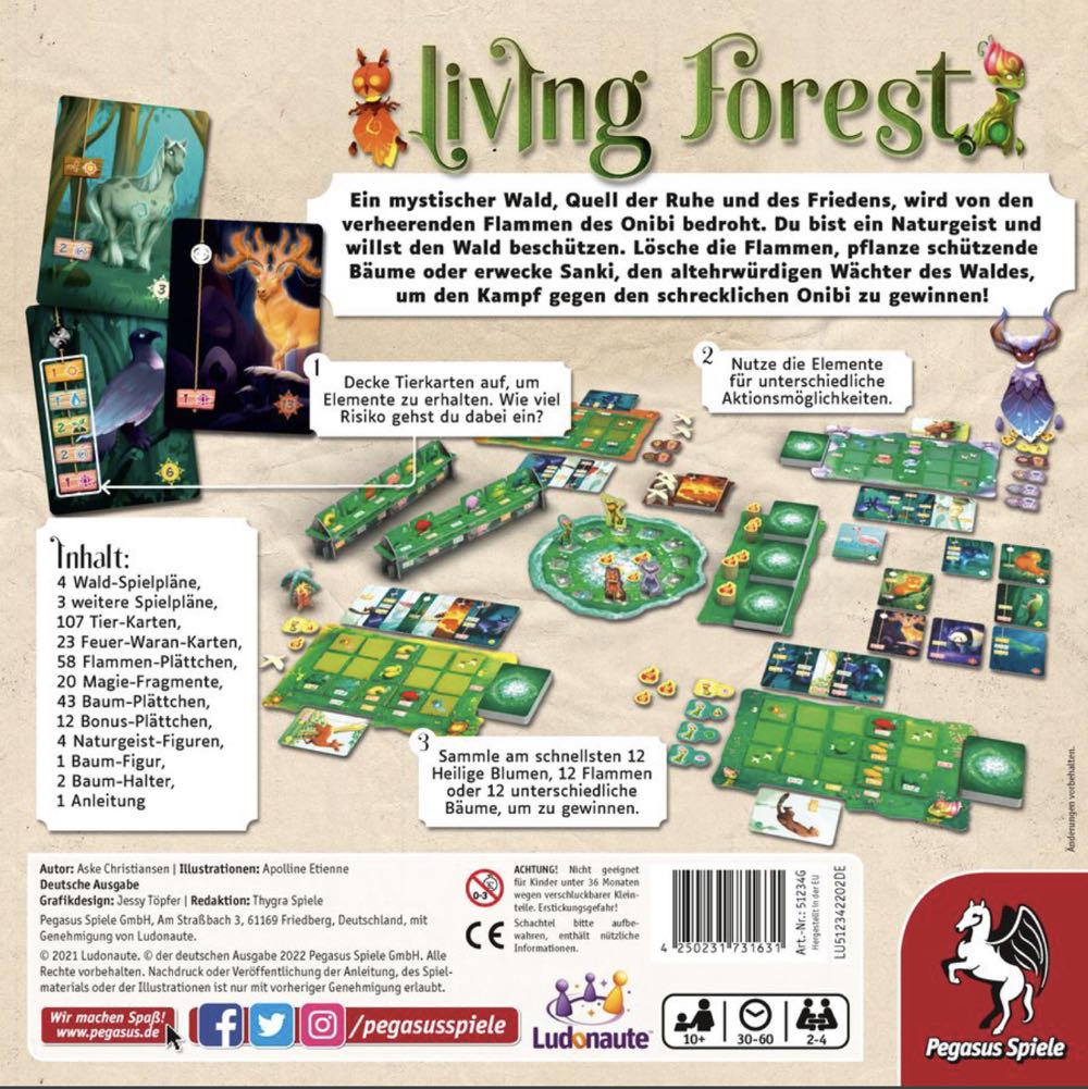 Living Forest  (1-4) board game collectible [Barcode 4250231731631] - Main Image 2