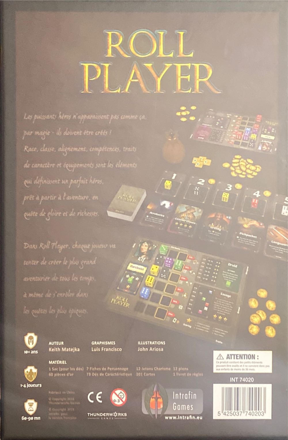 Roll Player Fr  (1-4) board game collectible [Barcode 5425037740203] - Main Image 2