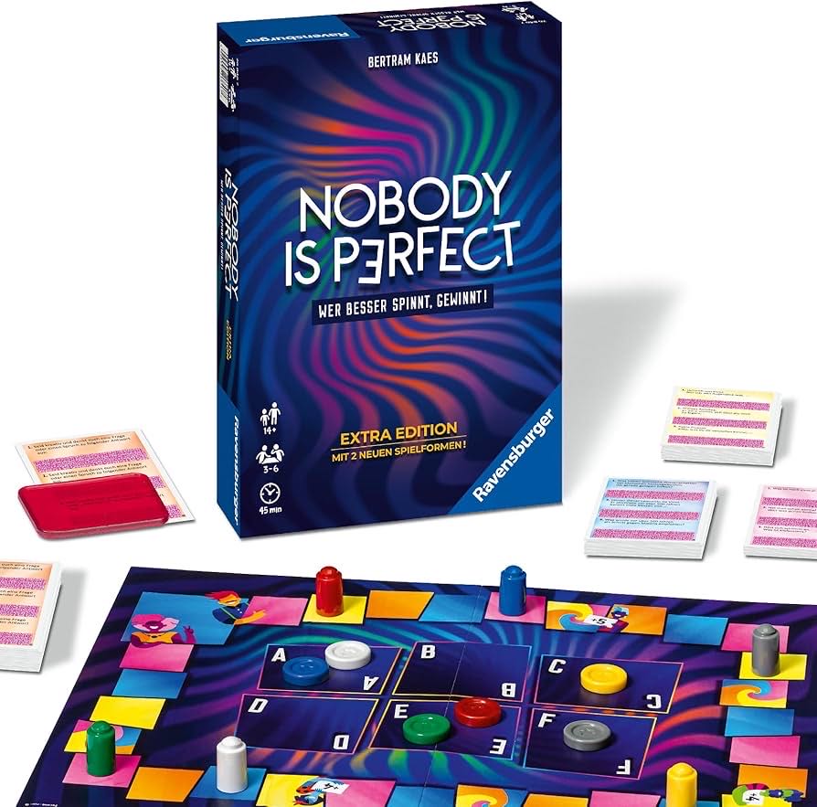 Ravenyburger Party Game Nobody Is Perfect Game Ages 14 And Up  (3-6) board game collectible [Barcode 4005556268467] - Main Image 3