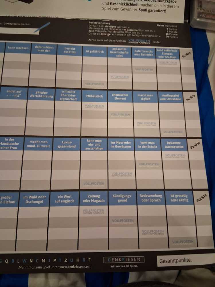 Stadt Land Vollpfosten Einstein Edition  (2+) board game collectible [Barcode 658551408099] - Main Image 4