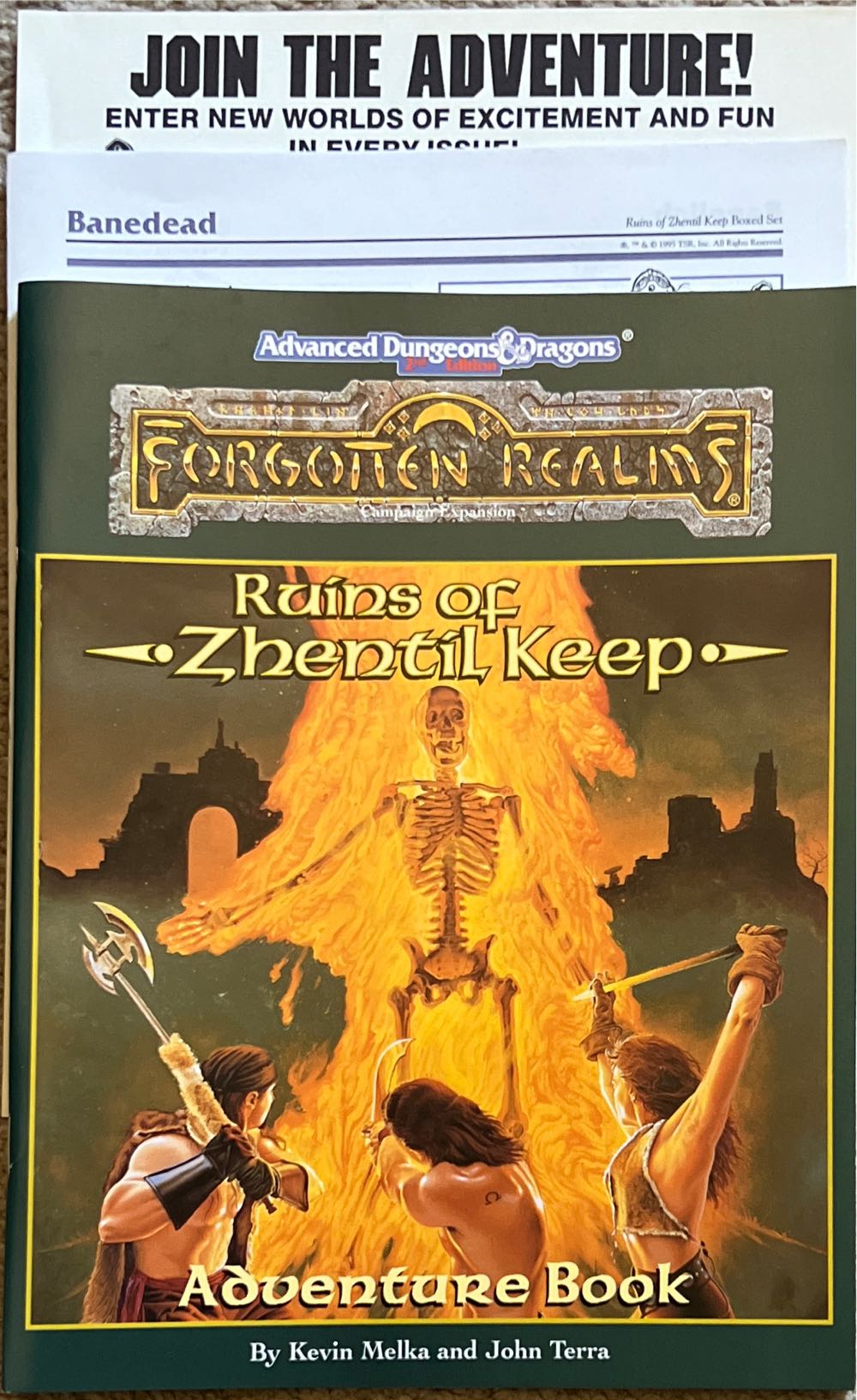 Ruins Of Zhentil Keep AD&D 2nd Ed Forgotten Realms  (3 Plus) board game collectible [Barcode 9780786901098] - Main Image 3